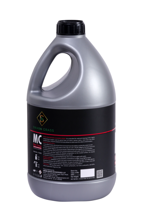 Swarn Grass Motor Cleaner  Engine Degreaser (Mc) Concentrate 22kg (5.5kg x 4pcs)
