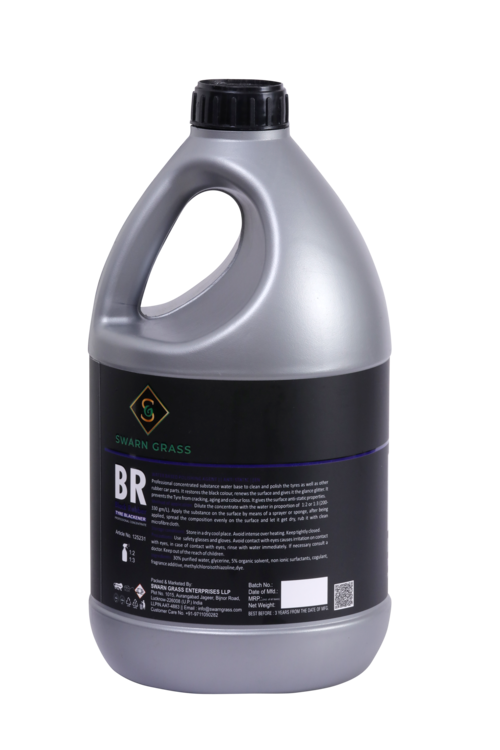 Swarn Grass Black Rubber Tyre Polish Extra Shine Concentrate (BR) 22.8kg (5.7kg x 4pcs)