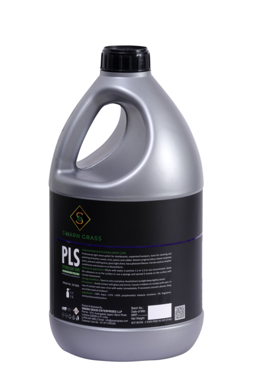 Swarn Grass Polyrole Light Shine Extra (PLS) Dashboard Polish Concentrate 20kg (5kg x 4pcs)